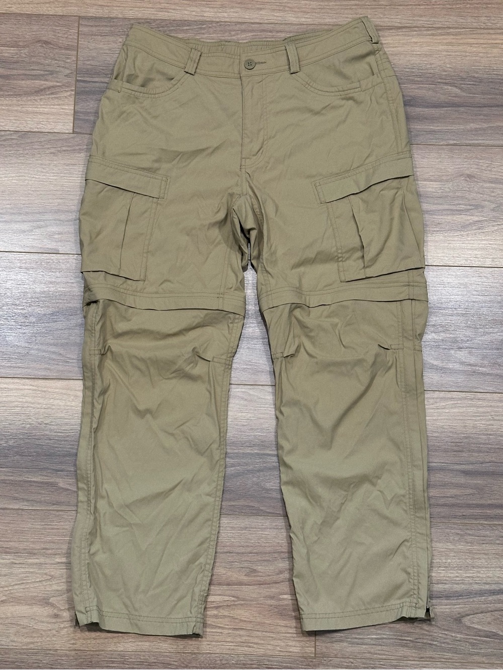 REI Zip Off Hiking Pants in Tan Size 34 X 30